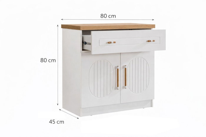 Hanah Home Vita Bohem Cómoda Blanca